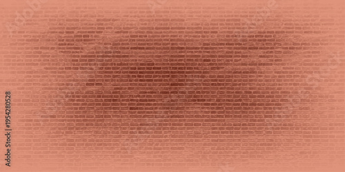 A classic rustic brick wall background with a warm faded terracotta color and a vignette effect