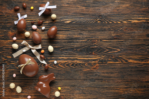 Composition with candies, s...