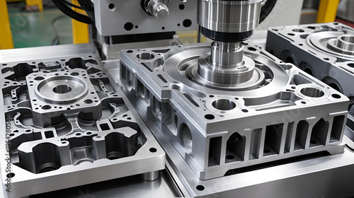 High-precision aluminum die casting products created with molten metal and specialized tooling on a high-pressure injection machine, utilizing ADC12 alloy.