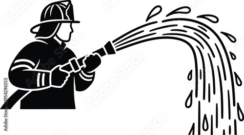 International firefighters day honoring brave heroes with fire trucks and equipment