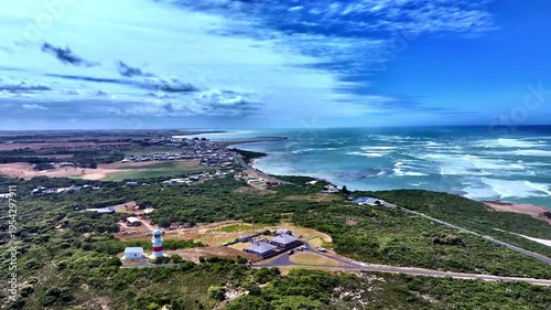 Aerial footage of Port Macdonnell South Australia