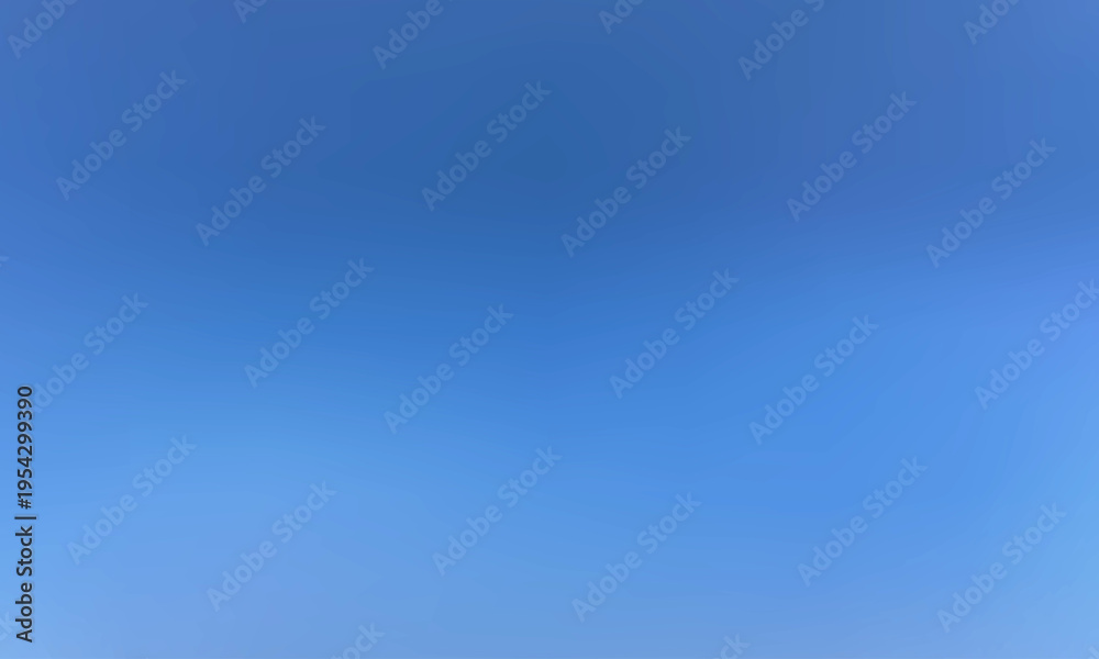 Obraz premium シンプルな青空の背景グラデーション 