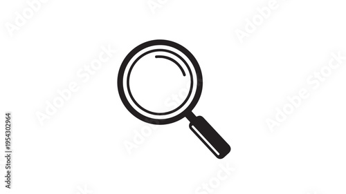 Magnifying Glass Icon – Search Symbol Vector
