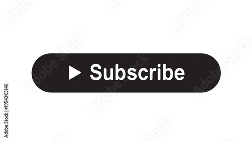 Subscribe Button YouTube Style Call To Action Icon