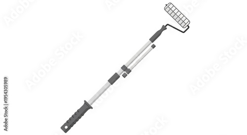 Extendable Paint Roller With Telescopic Pole For Home Improvement Projects And DIY Decorating