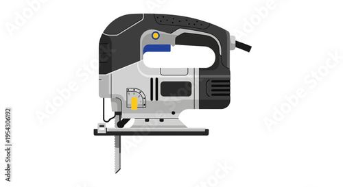 Powerful cordless jigsaw tool for precise cutting and detailed woodworking projects, suitable for DIY enthusiasts and professionals alike