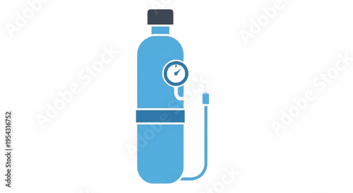 Scuba diving oxygen tank equipment.