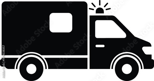 Emergency services vehicle icon