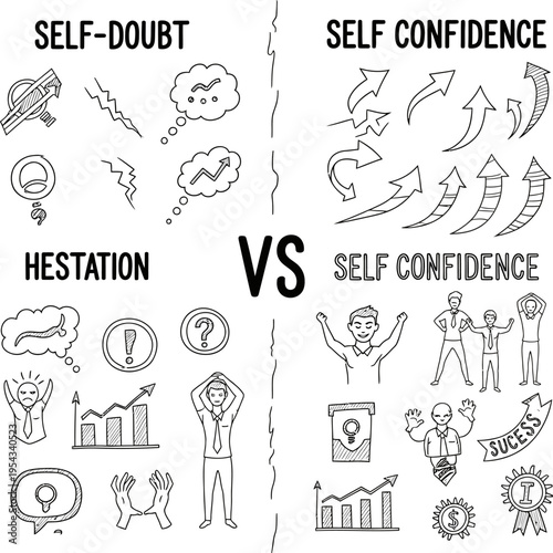 Navigating mental landscapes Embracing inner strength and decisive action to overcome uncertainty and achieve personal breakthroughs