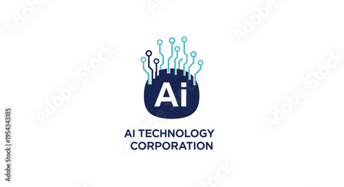 Artificial Intelligence Network Concept with Digital Connections