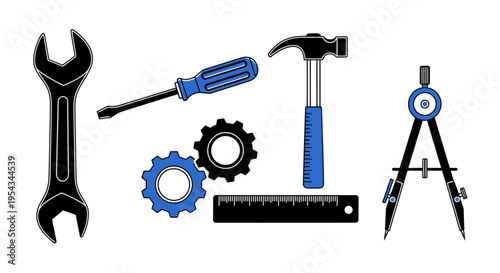 Assorted Hand Tools Collection for Repair and Construction Projects