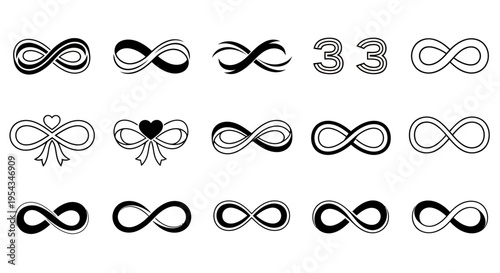 Collection of Masquerade Masks and Decorative Eye Apertures in Monochrome.