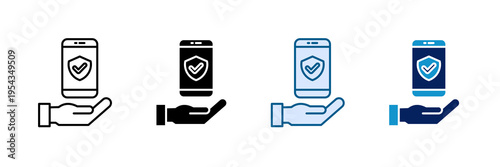 Embedded Insurance Icon Set Multiple Style Collection