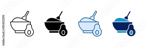 Healthy Diet Icon Set Multiple Style Collection