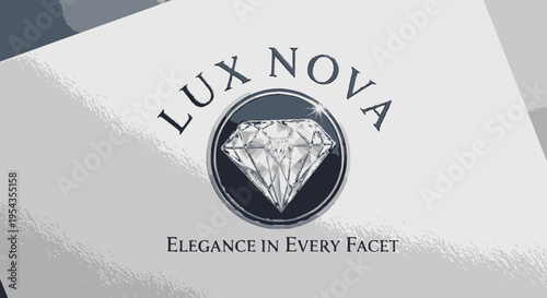 Brilliant Gemstone Display, Luxury Jewelry Presentation, Elegant Diamond Concept