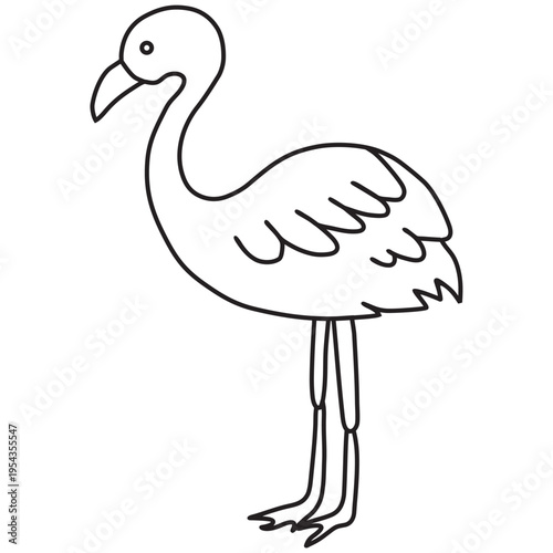 stork logo icon vector design