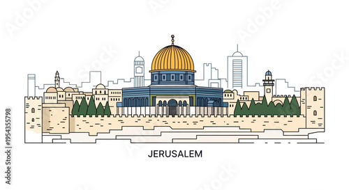 Dome of the Rock Jerusalem Israel 1.