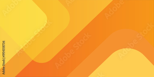 Abstract orange and yellow geometric background. Dynamic shapes composition. Cool background design for posters. Vector illustration