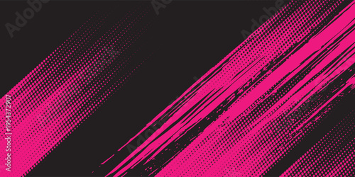 Bold vector background with an urban, pop-art feel. Textured black paint drips over a bright pink surface. Perfect for edgy fashion branding and music posters.eps10
