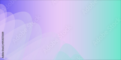 Abstract Gradient and Textured Background. Horizontal abstract color background with blurred flow effect. Wallpaper template is soft pink to light blue gradient. 