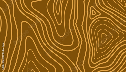 Topographic Seamless Pattern Design. Abstract Contour Line Illustration. Repeating Organic Line Texture. Modern Minimal Line Style. Background For Wallpaper Textile.