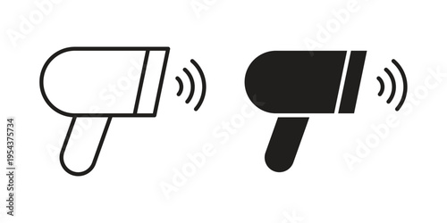Barcode scanner icon. Vector linear icons. Editable stroke vector illustration