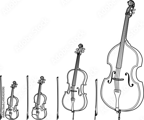 バイオリン属のアイコンセット