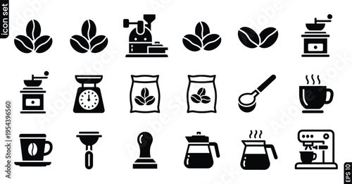 Coffee and tea icons