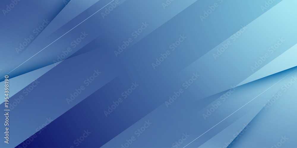 Obraz premium Abstract colorful blue gradient background with overlap shadow shapes pattern element concept design. Cool banner style.