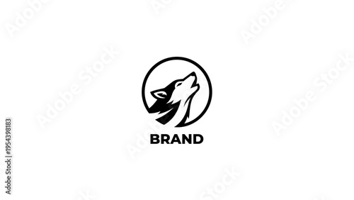 Iconic Wolf Head Logo Design