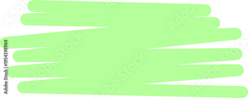 Light Green Highlighter Brush Stroke