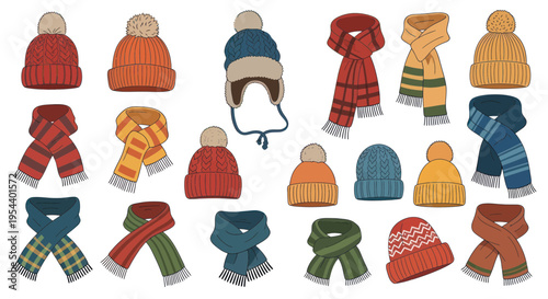 Cozy Winter Hats and Scarves Collection for Cold Weather Fashion