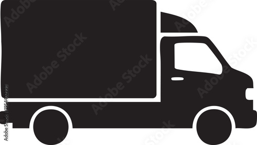 Vector delivery truck icon