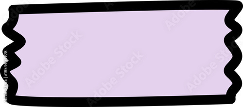 Purple Tape Label Banner