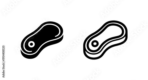 Steak icon: food, meat, and cuisine symbol