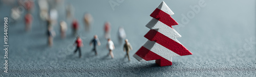 Tiny Figures and Festive Tr...