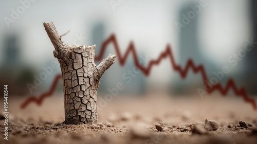 Dead tree and declining gra...