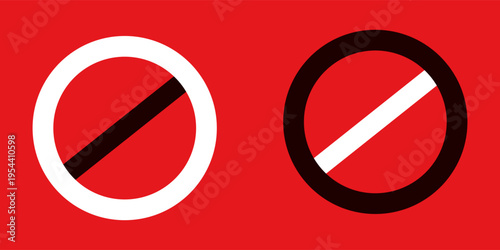 Sign forbidden. Tire symbol icon. Red circle sign stop entry ang slash line isolated on transparent background. Mark prohibited. Tire symbol icon. Mark prohibited. vektor