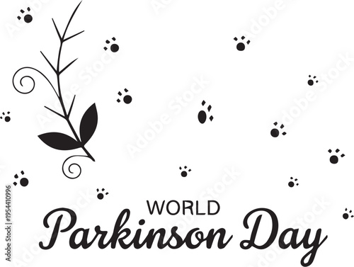 World Parkinson Day awareness vector illustration design