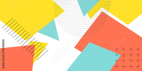 Abstract color pop art background. Vector pattern. Color wave template and presentation design	