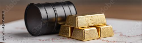 Oil Barrel and Gold Bars: A...