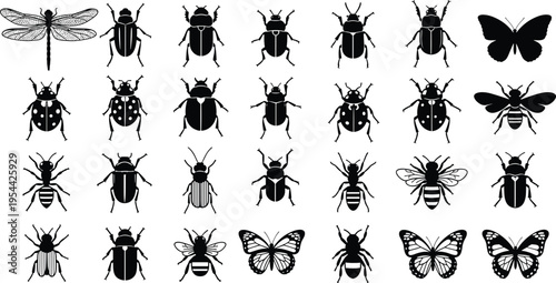 Black silhouette vector icon set featuring car bus bicycle airplane ship train and motorcycle symbols for transportation logistics travel and automotive industry branding design projects