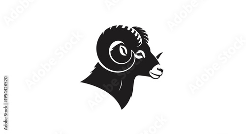 A minimalist logo for the RAM brand vector