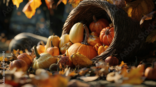 pumpkin, fruit, vegetable, fine, thanksgiving, cornucopia, display, overflowing, advertising, gourd, halloween, realistic, seasonal, squash, ultra, basket, decoration, detail, harvest, healthy, leaf, 