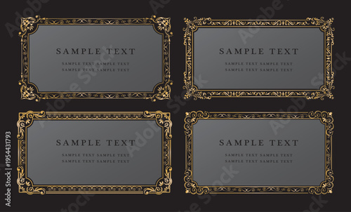 アンティーク　ビンテージ　フレーム飾り枠