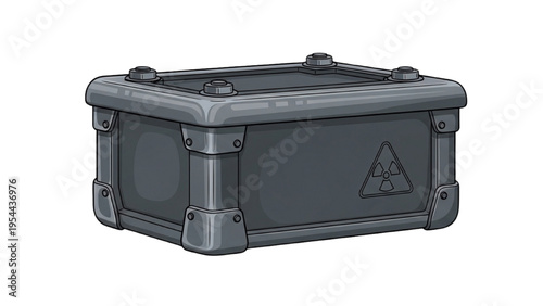 Uranium Fuel Cycle Vector Icon Sheet, Nuclear Energy Mining Symbols, Fuel Pellets, Rod Bundles, and Centrifuge Line Art Set for Industrial Graphics