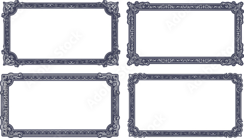 アンティーク　ビンテージ　フレーム飾り枠