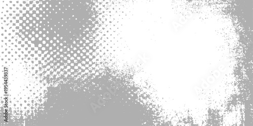 Abstract a textured grey halftone background with a dynamic and grungy feel, showcasing an abstract composition that embodies modern artistry.
