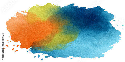 Watercolor splash of vibrant hues, blending creativity and artistic expression. Capturing a burst of color, a visual symphony for artists and designers.