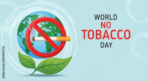 World No Tobacco Day Campaign Symbol.
